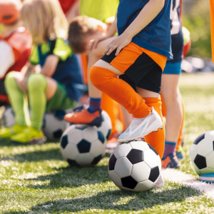 bigstock group of children with footbal 472853899
